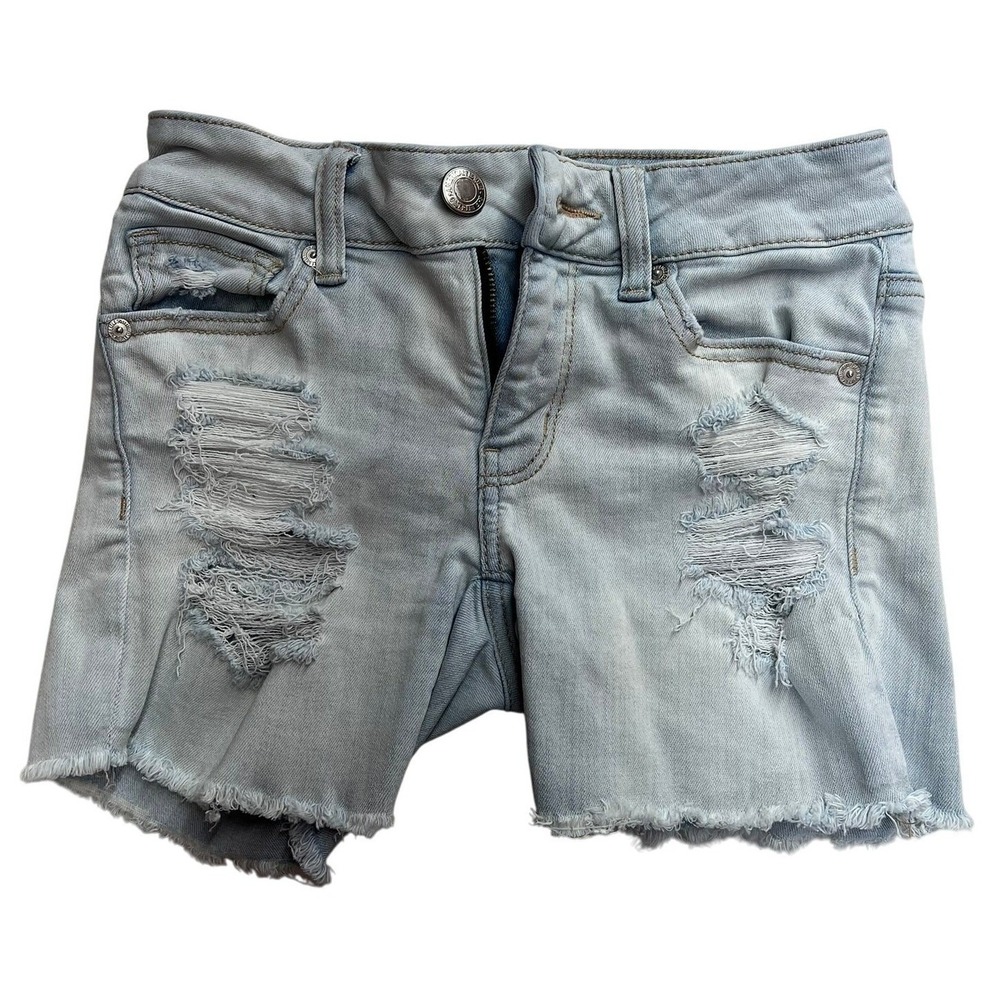 American Eagle Shorts Women's Size 00 Ne(x)t Level Stretch Denim Jean Shorts